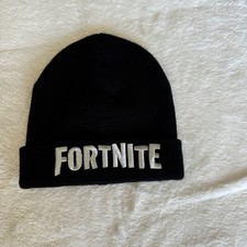 FORTNITE Beanie Kids Teens Gaming Hat OneSize Black Epic Games Black
