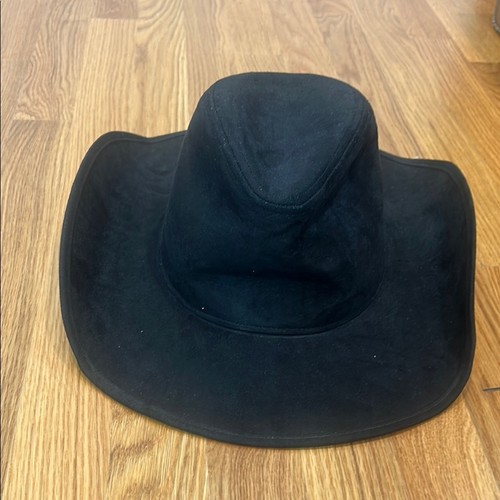 Hotfix Black Western Star Studded Accents hat adult one size country - Picture 6 of 8
