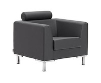 Sessel Couch Polster Sitz Leder Designer Textil 1 Sitzer Couchen Polster