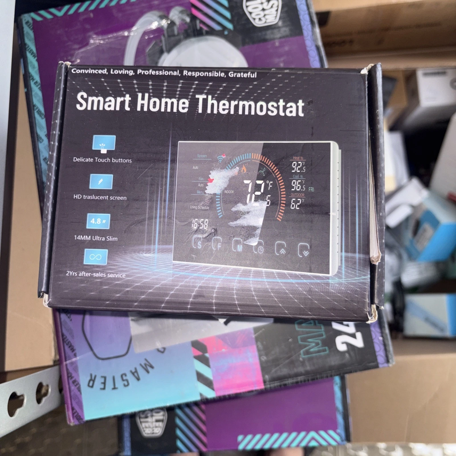 Asefuoirk Smart Thermostat Wi-Fi Programmable Bhp-8000 C