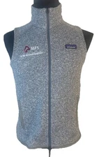 Patagonia  Better Sweater Vest Women's Small Grey Fleece Full Zip Corp Log 25887