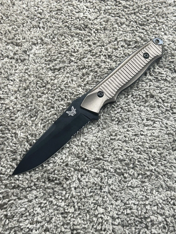 Faca combo Benchmade Nimravus Tanto 4,5" cabo de lâmina - Preta (141SBKSN) 4828 - Imagem 2 de 3