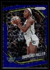 Diamond Miller 2025 Panini Prizm WNBA Blue Velocity Prizm Card #27