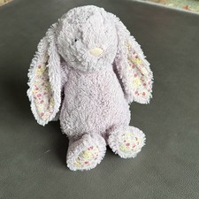 RETIRED Jellycat Blossom Jasmine Bunny Lavender 12  Stuffed Animal Plush Toy