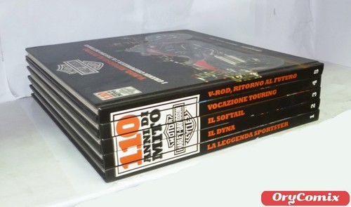 HARLEY-DAVIDSON 110 ANNI DI MITO SERIE COMPLETA 5 VOLUMI La Gazzetta dello Sport - Imagen 3 de 4
