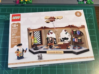 LEGO 40902 Tribute to Leonardo da Vinci   New, Sealed, Unopened, Ships Same Day