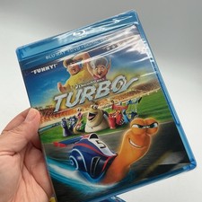Turbo Blu-ray DVD Digital HD Combo Pack DreamWorks Family Movie Sealed