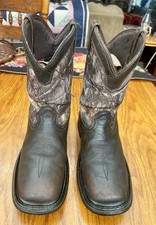 Rocky KIDS Ride FLX 8" Realtree CAMO Waterproof Western Boot US 5M RKW0258Y