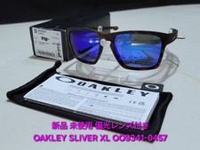 New polarized lens OAKLEY SLIVER XL BLUE BLACK POLARIZED sunglasses