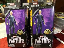 2X Marvel Legends Everett Ross Legacy Collection Black Panther Attuma BAF