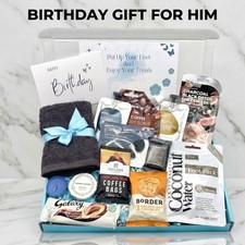 Mens Gift Box for Him Letterbox Self Care Hamper Birthday Relaxation Gift