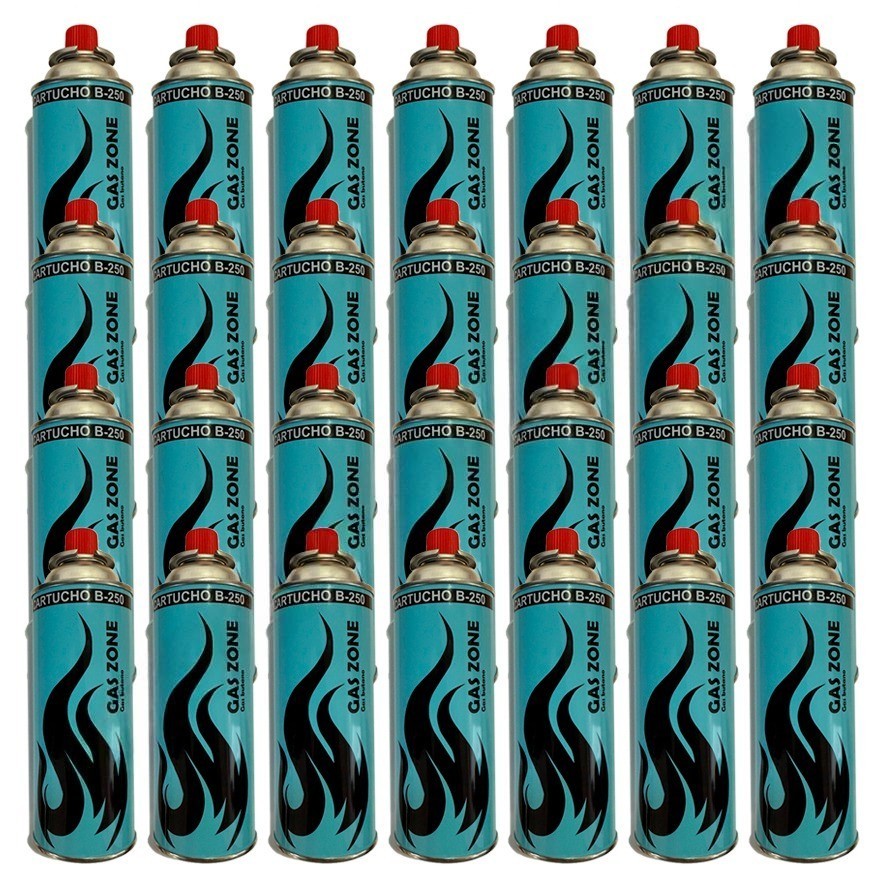 28x Cartucho Gas CZ Butano Camping Portátil Campingaz Butsir Caja