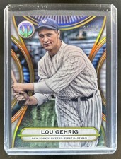 2025 Topps Tribute Lou Gehrig Gold #/75 Yankees