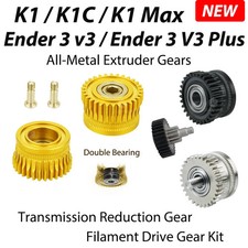 For Creality K1 Max K1 K1C Ender 3 V3 Extruder Gear All-metal Filament Printing