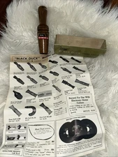 Black Duck Game Call In Box with Pamphlet Good Condition
