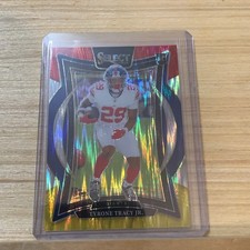 2024 Panini Select Red Yellow Shock #61 Tyrone Tracy Jr. New York Giants RC B-22