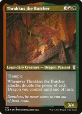 1x Thrakkus the Butcher (FOIL ETCHED) - NM - See Pic for Set - SPARROW MAGIC