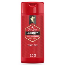 Old Spice Refreshing Body Wash for Men, 3X Defense, 3 Fl Oz Pack of 1 , Red
