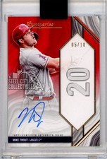Mike Trout 2022 Topps Luminaries Autograph Card Hrk-mtr 0510 Mike Trout 2022 Topps Luminaries Autograph Card Hrk-mtr 0510