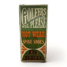 Funny Golf Hanging Placard - Golfer Gifts