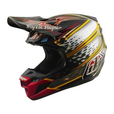 2026 TROY LEE DESIGNS TLD SE5 CASCO COMPOSITO ALI NERO NUOVO MX BMX OFF ROAD