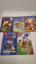 Paw Patrol Step Into Reading Lot 5 Chase Rubble Ryder Kids Early Readers
