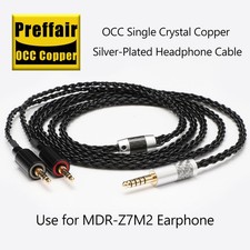 8Core OCC For SONY MDR-Z7 MDR-Z1R MDR-Z7M2 Headphone 4.4mm Balanced Cable