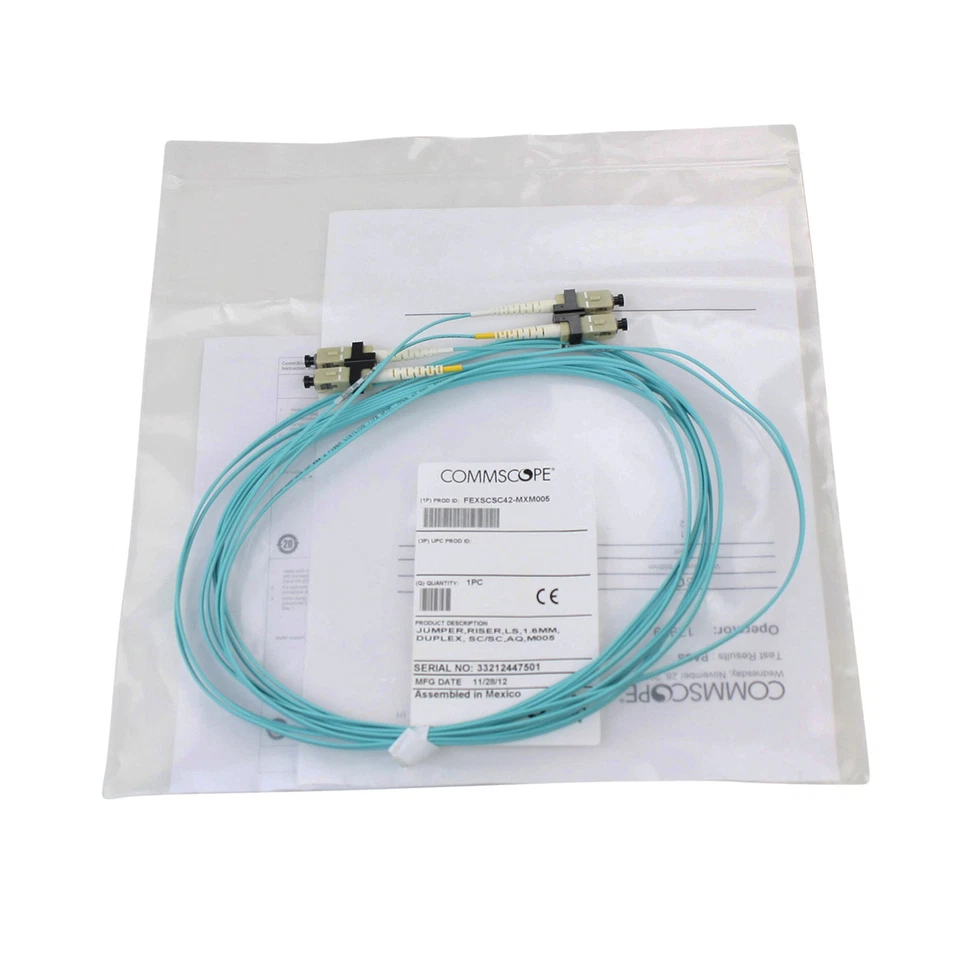 COMMSCOPE FEXSCSC42-MXM003 LAZRSPEED 550 SC - SC FIBER OPTIC PATCH CORD, DUPLEX - Image 3 of 4