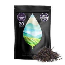 PiPi Tea Organic Oolong Bags   Whole Leaf, 20 4g Each 20