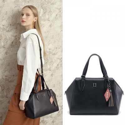 Esquire [Direct Management] Esquire Women's Major Soft Tote Bag EHBFHB001BK