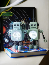 Steepletone Robot Time Children's Bedside Clock & Alarm Clock
