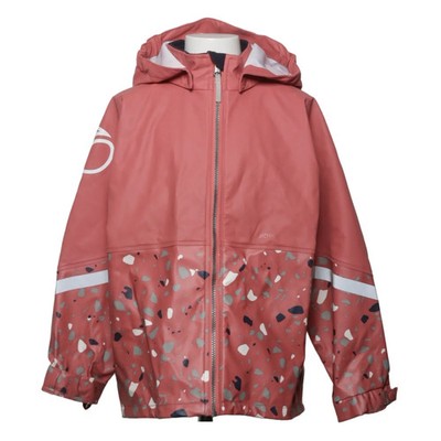 Didriksons, Regenjacke, Mädchen, Größe: 130, Rot/Mehrfarbig #QG7
