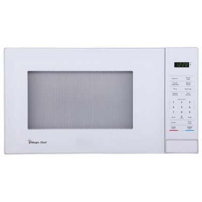 Magic Chef 1000 Watt 1.1 Cubic Feet Digital Touch Countertop Microwave, White