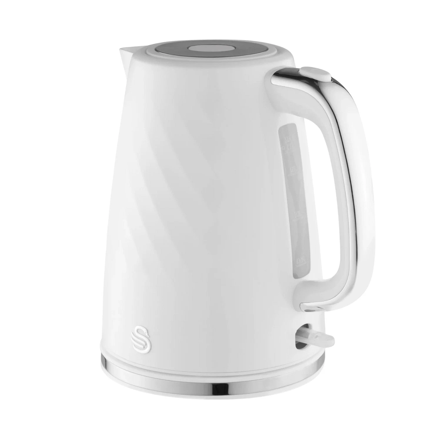 Swan Electric Kettle Windsor Rapid Boil 1.7L Removable Limescale Filter White