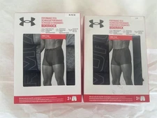 Under Armour 3 inch Tech Boxer Brief New Tag Men Sizes Box Contains 3 Boxerjocks