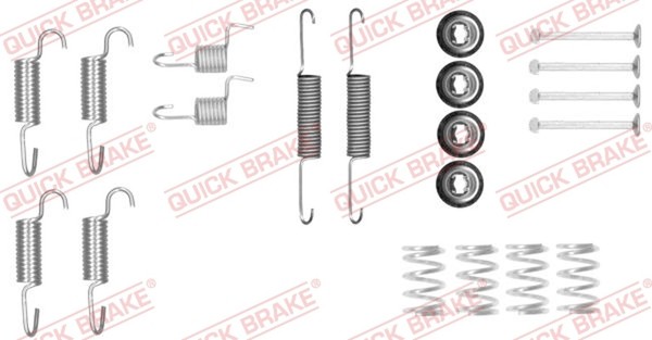 Quick Brake ZubehöRsatz Feststellbremsbacken 105-0025 FüR Nubira Epica Chevrolet-image