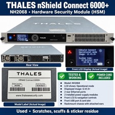 Thales nCipher nShield Connect 6000 NH2068 Security Appliance w/ Rack Mount