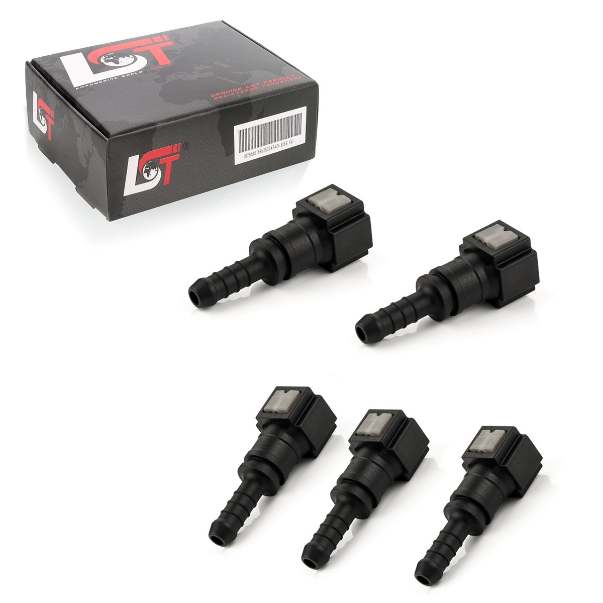 5X Quick Release Fuel Line Coupling Straight 6.3X6Mm For CHEVROLET