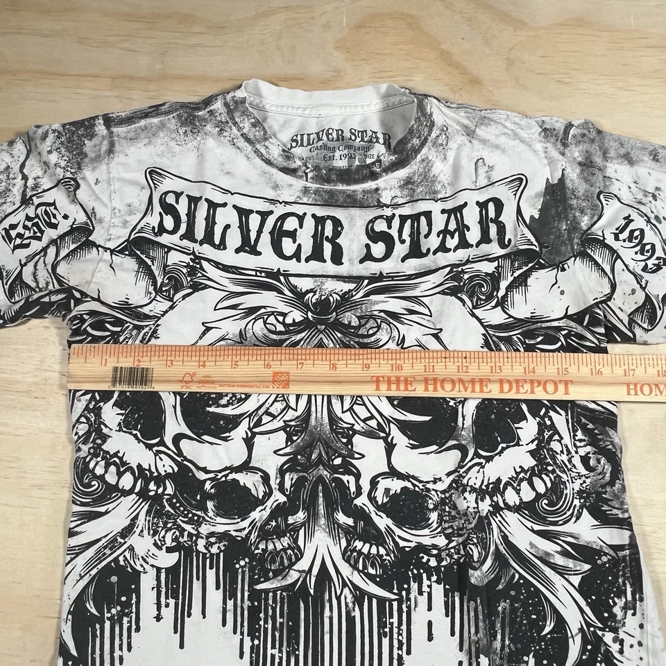 Camiseta A6240 Silver Star Casting Company DE COLECCIÓN AOP Talla Pequeña Foto 3 de 4