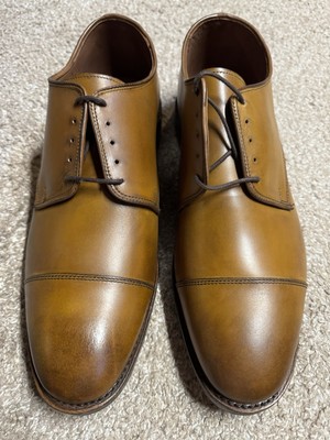 New Allen Edmonds Park Avenue Men's Cap Toe Dress Shoes - Walnut
