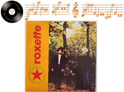 Roxette Fading Like A Flower (Every time You Leave) 7  Single A1 B1 Pressing NM
