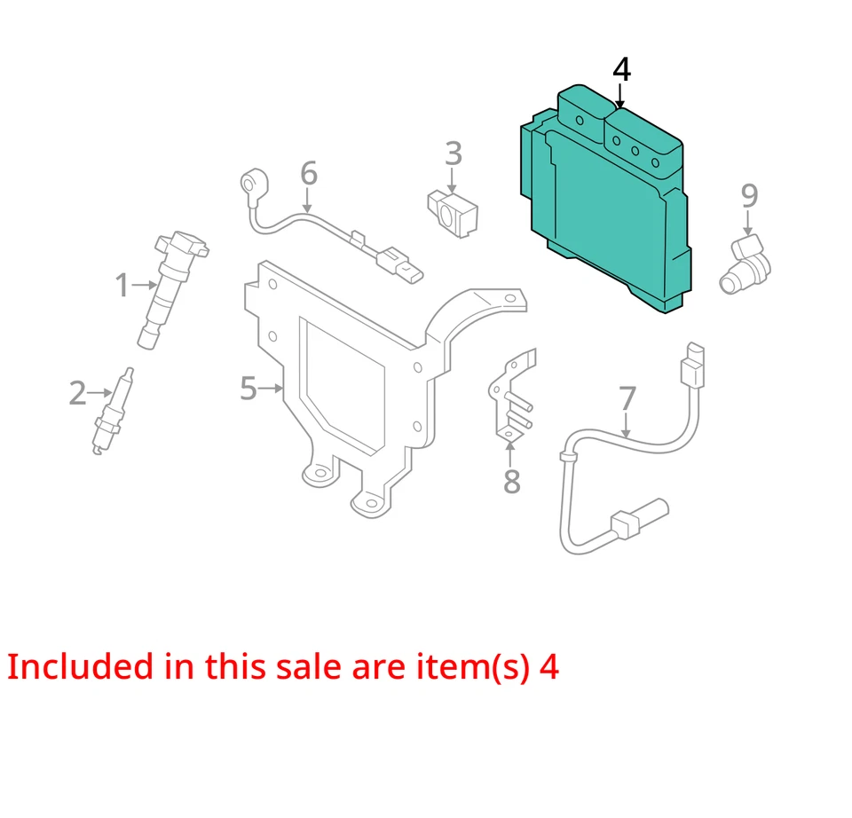 Computadora motor Hyundai Elantra cupé ecu pcm ecm pcu oem 39102-2eja3 WQQYB Foto 3 de 4