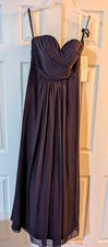 bill Levkoff Plum Prom Or Bridesmaids Dress Size 6 New