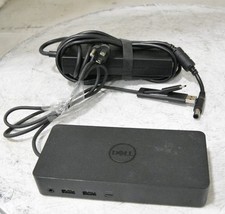 Dell D6000 0M4TJG Docking Station USB 3.0 Type-C with Adapter