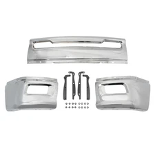 Front Bumper Cover Lower Face Bar Chrome Steel Fit For RAM 1500 2009-2024