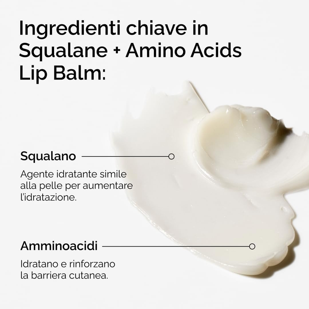 The Ordinary Squalane + Amino Acids Lip Balm 15Ml, Balsamo Idratante Squalano +  - 2