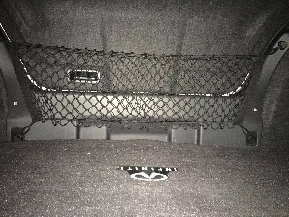 Red de carga estilo sobre maletero trasero para INFINITI M35 M35h M37 M45 M56 2003-2013 Foto 2 de 4