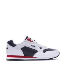 NEW FILA Cress - Mens White/Navy/Red Sneaker Size 6