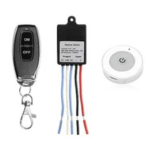 QIACHIP Mini Wireless Remote Control Switch DC 12V 24V 1 Channel RF Relay 