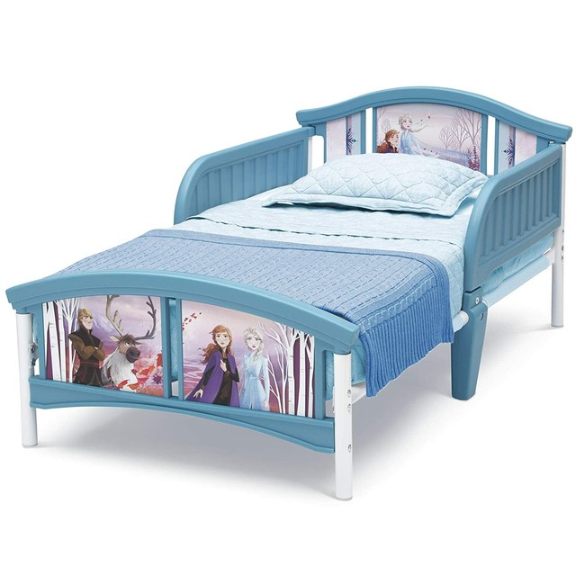 Frozen 2 Toddler Bed Anna Elsa Kristoff Sven Childrens Bedroom Furniture Big Kid eBay